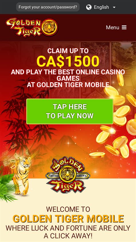 golden tiger casino login